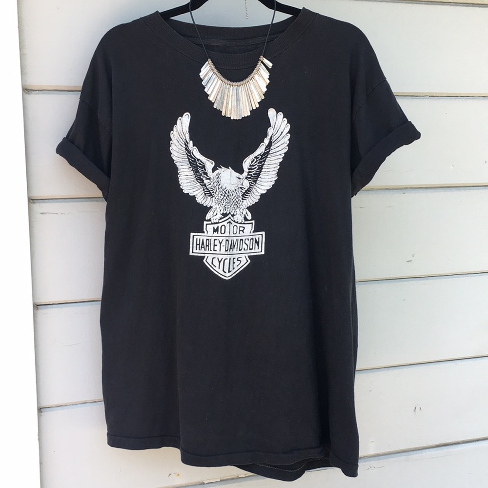 VINTAGE 80s Harley Davidson Tshirt